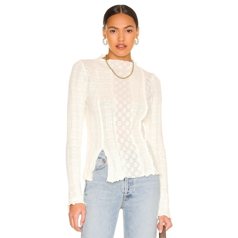 Free People Women's Lula Top Gardenia, US S 4-6